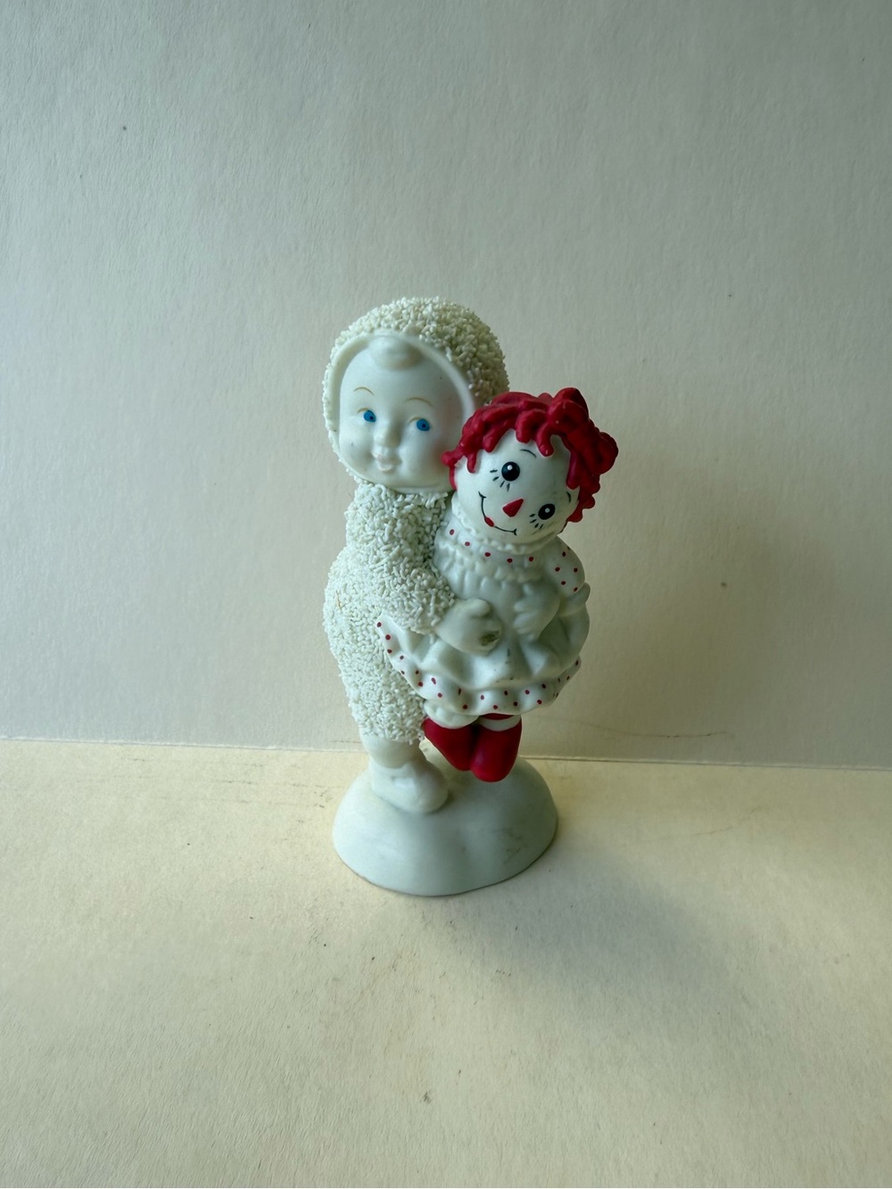 Department 56 Snowbabies Raggedy Ann Porcelain I'll Never Let You Go Figurine